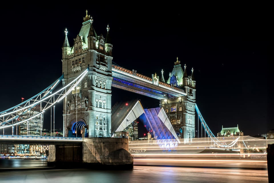 Tower Bridge London at Night