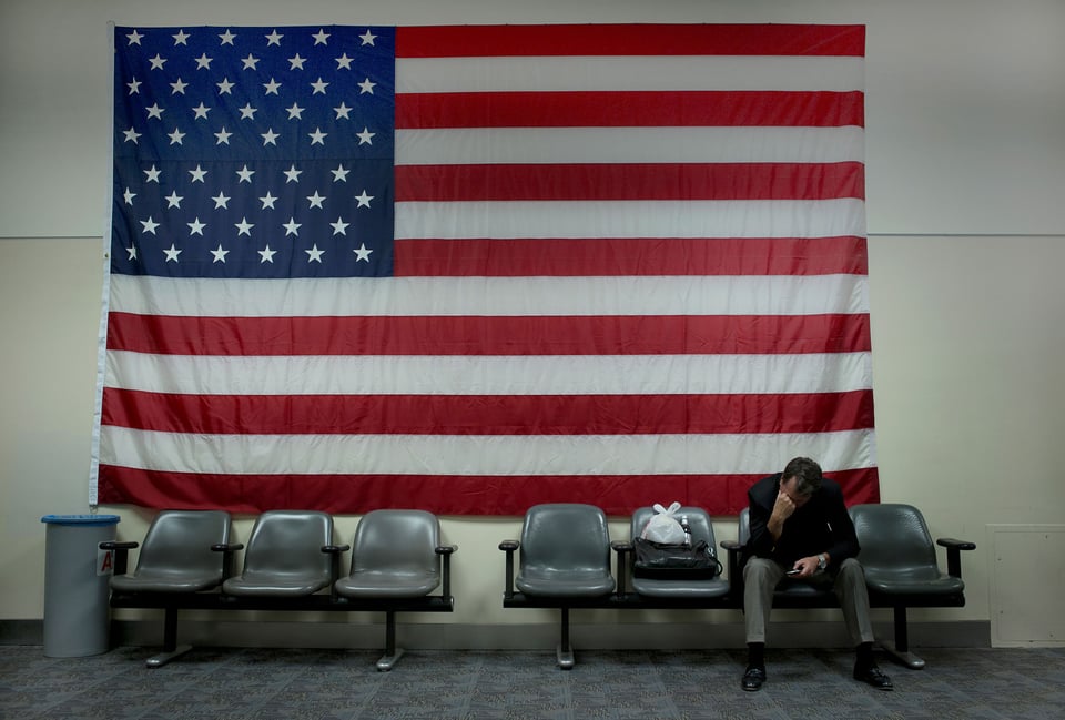 United States Flag Travel Photo