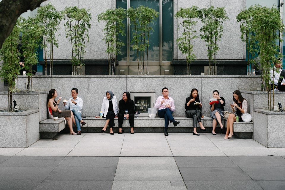 Wide Angle Street Photo