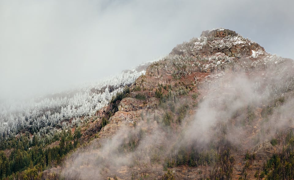 Winter Landscape Lamar Valley