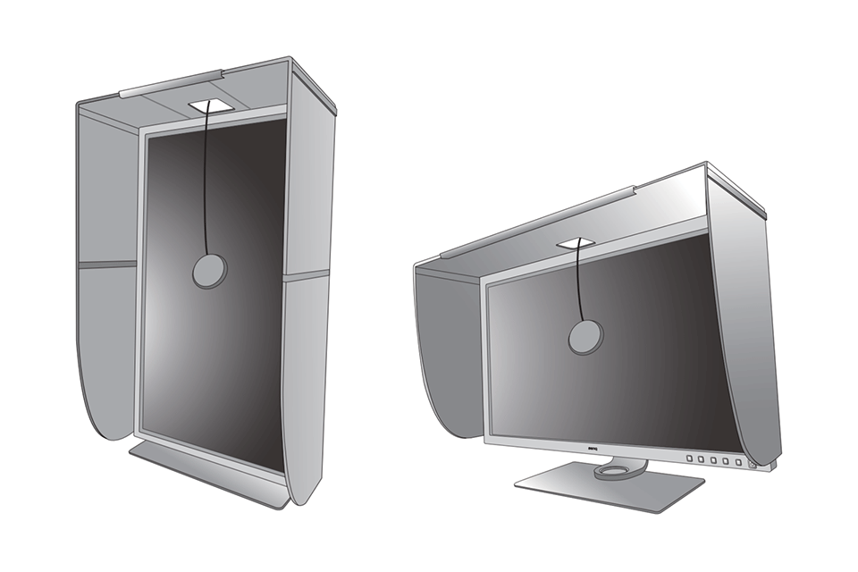 BenQ SW320 Vertical vs Horizontal Shade