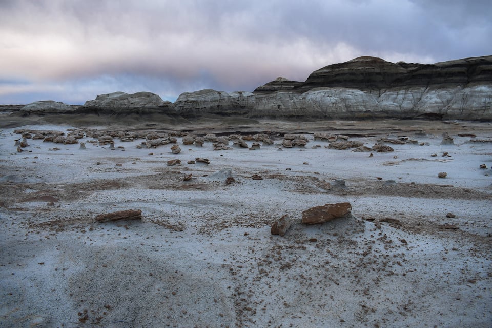 Bisti Badlands Landscape Picture at Egg Factory