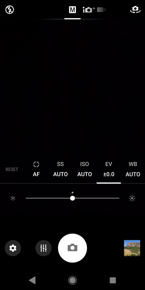 Camera Phone Manual Mode Controls