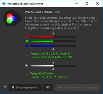 DisplayCAL Interactive Display Adjustment