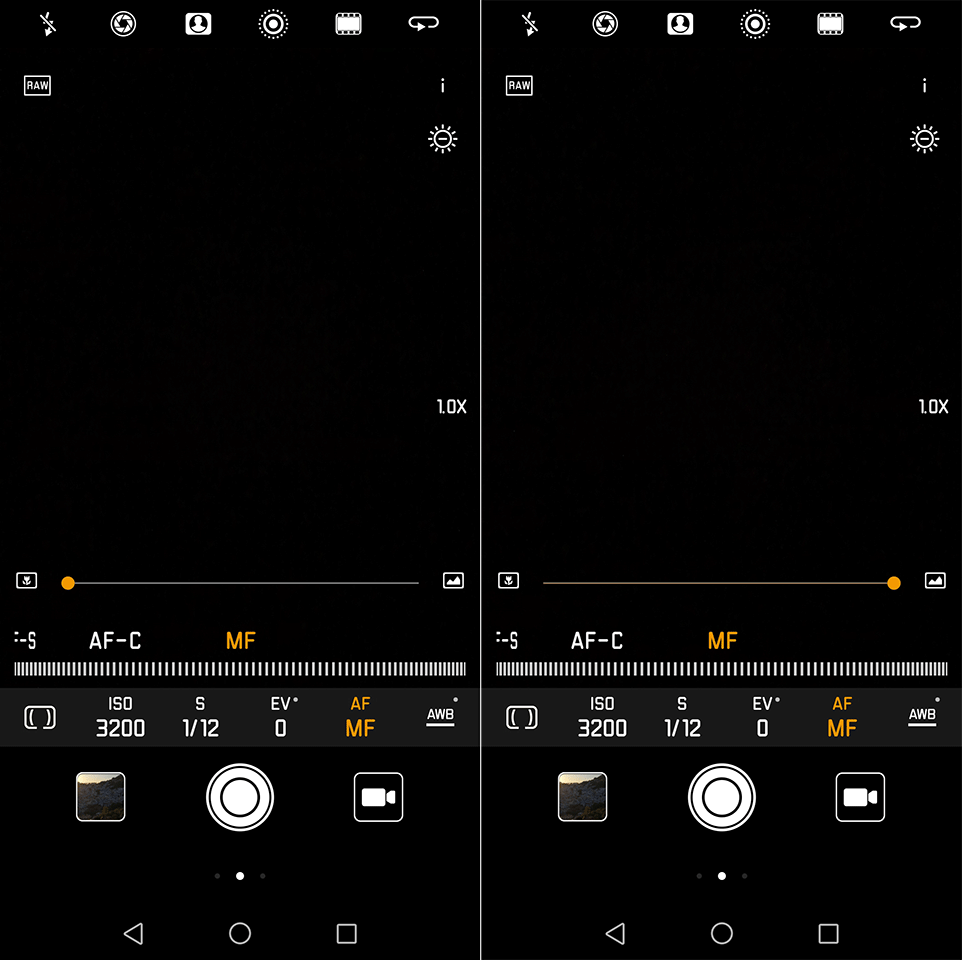 MF Close Focus vs Infinity