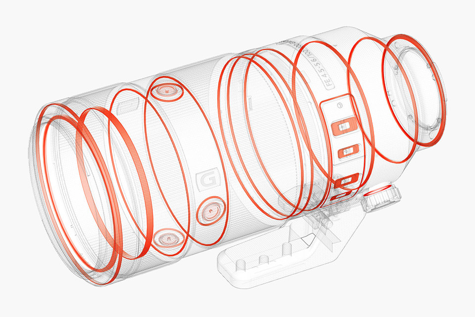 Sony FE 100-400mm Sealing