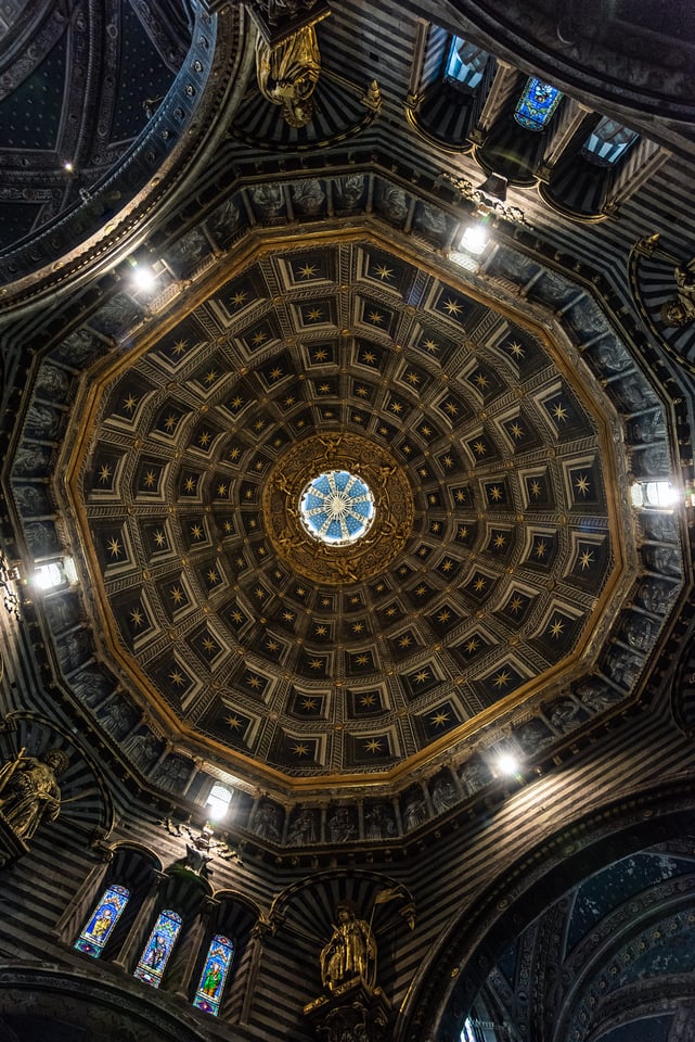 dentro il duomo di Siena