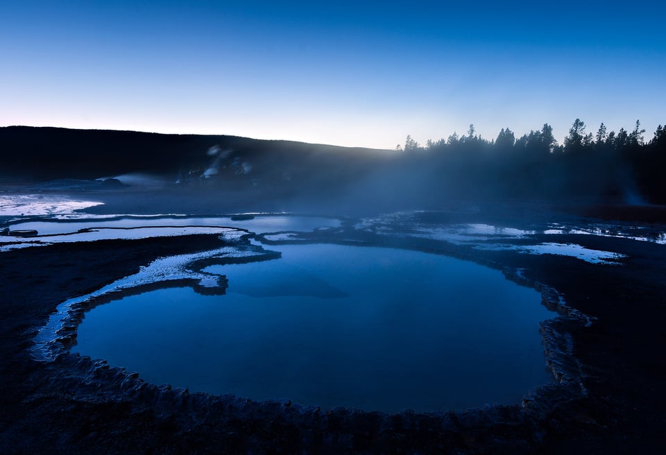 9. Heart Pool at Dusk, Yellowstone