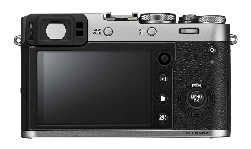 Back Controls of Fuji X100F