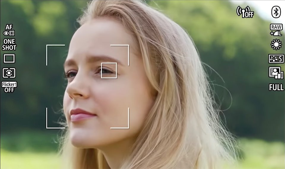 Canon EOS R Eye AF in One Shot Mode