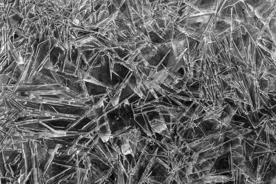Close-Up Photo of Ice Crystals