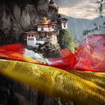 16. David-Lazar-Bhutan-Tigers Nest-Prayer Flags