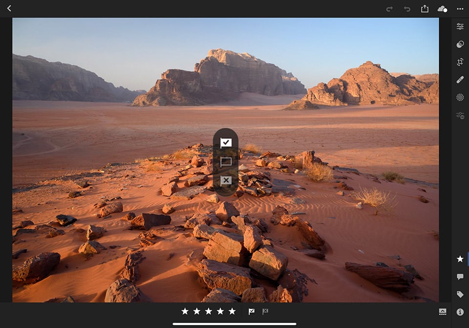 Lightroom CC on iPad Pro Culling