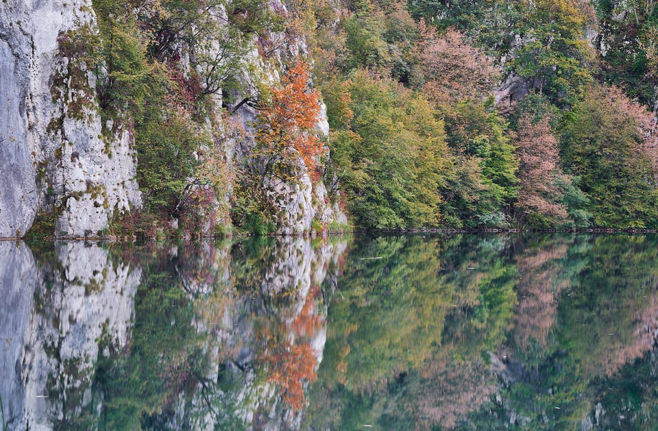 29. Fall Reflections in Plitvice Lakes