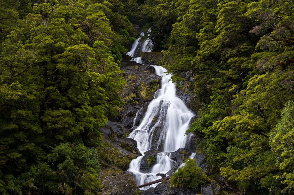 Waterfall in New Zealand