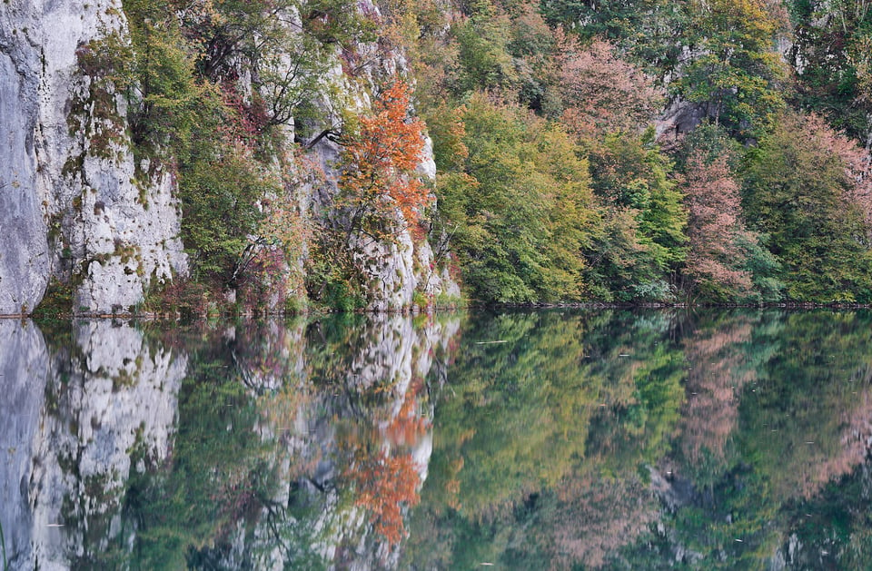 29. Fall Reflections in Plitvice Lakes