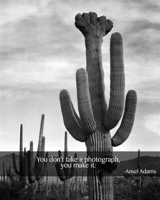 Ansel Adams Take vs Make