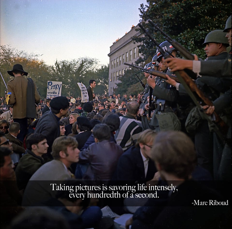 Marc Riboud Taking Pictures