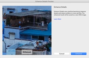 Lightroom Enhance Details Enhanced