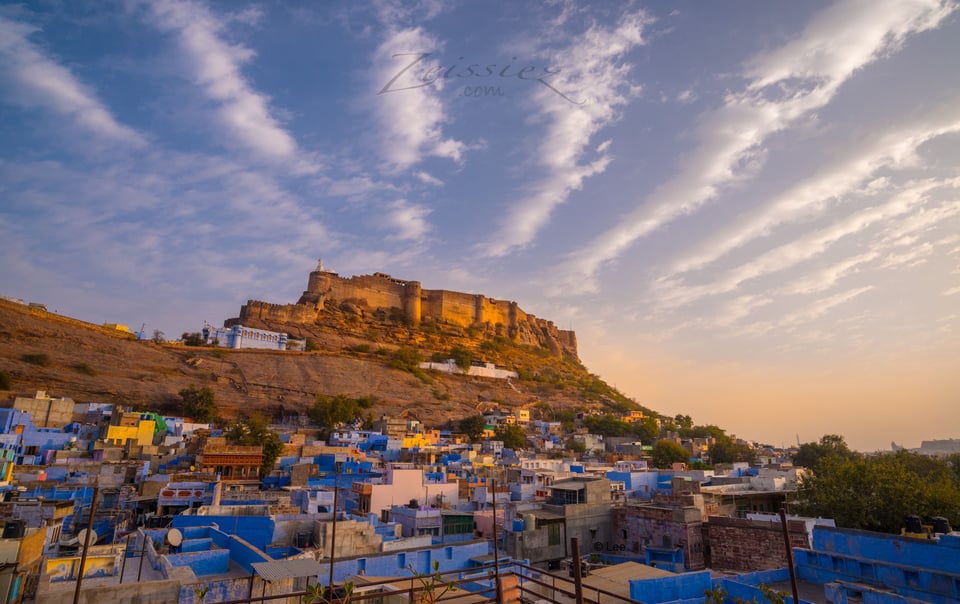 Evening Cloud over Mehrangarh Castle, India