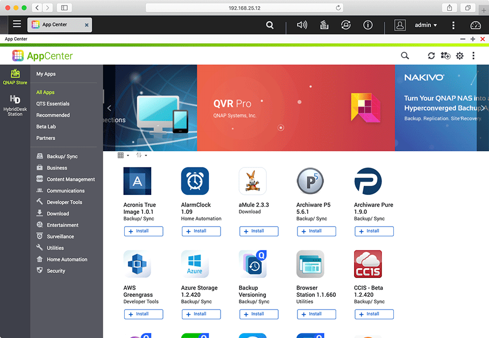 QNAP App Center