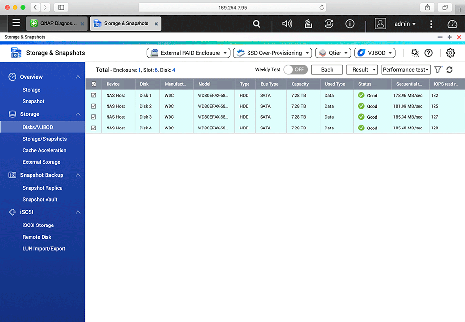 QNAP Performance Test