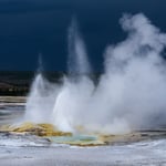 Autofocus Landscape Geyser