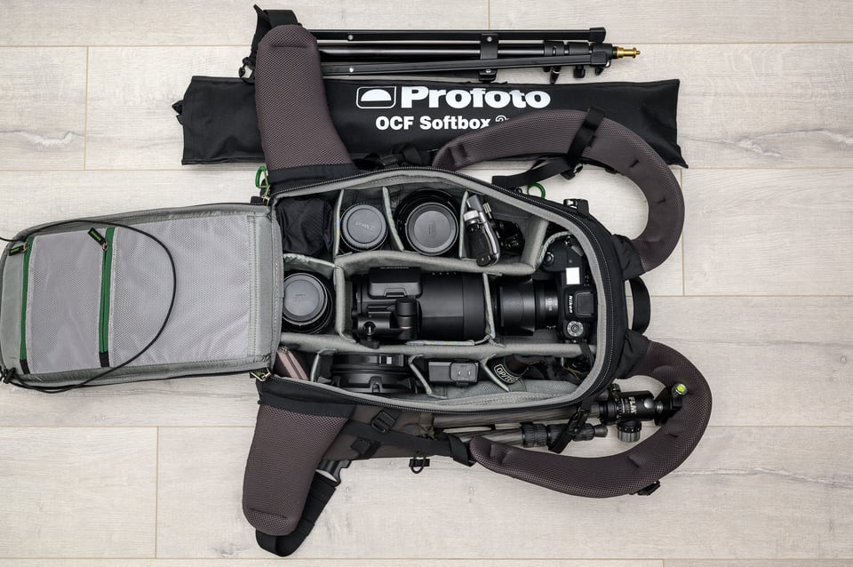 MindShift 26L Backpack with Profoto and Nikon Gear