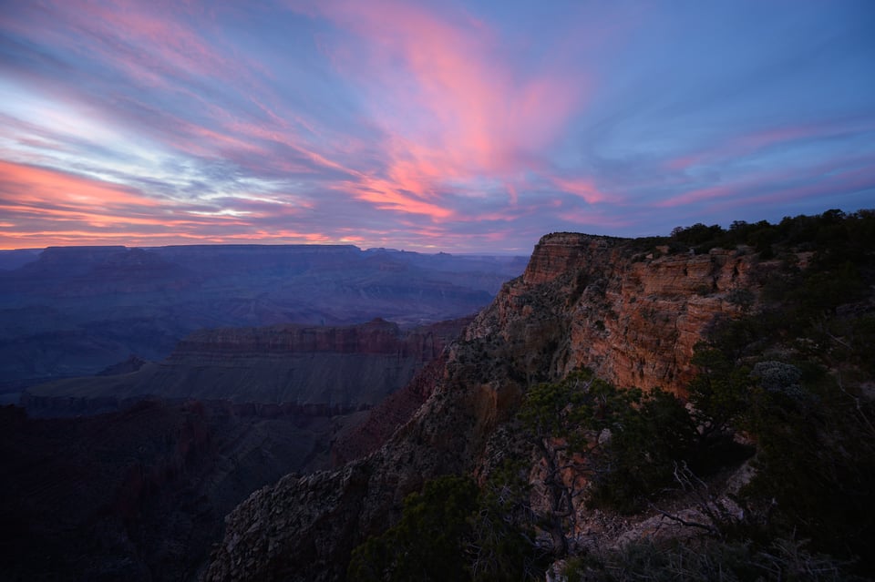 This landscape photo is very dark and saturated, which means it has a lot to gain from a conversion to the right ICC profile before being printed.