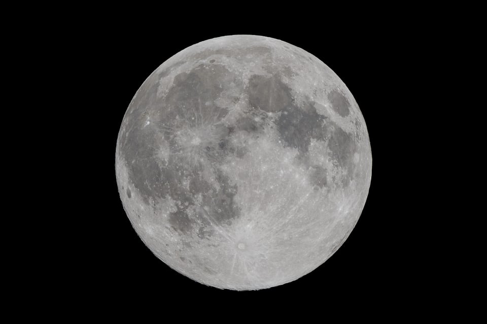 Supermoon, captured with 2x TC