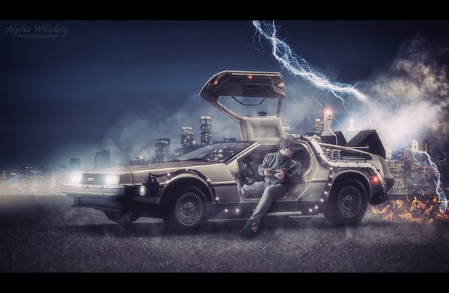 Delorean Back to the Future