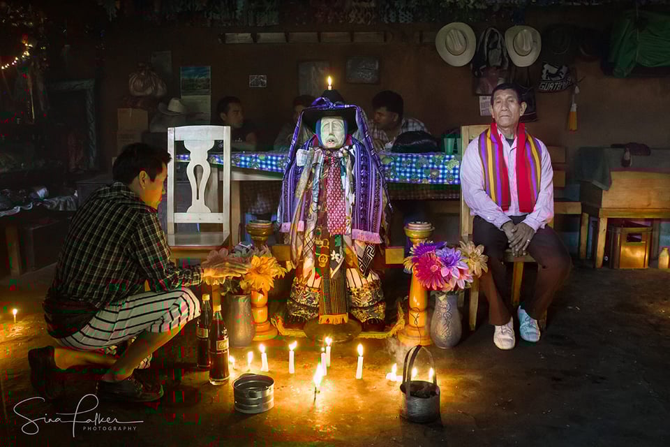 Offerings to Maximón - Lake Atitlán, Guatemala