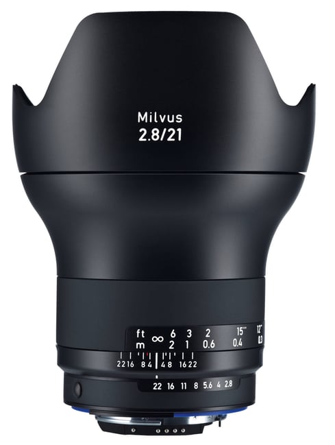 The Zeiss Milvus 21mm f/2.8 is a manual focus lens for Nikon DSLRs. Because of the high-quality construction and impressive image quality, the 21mm f/2.8 is a higher-end, expensive lens.