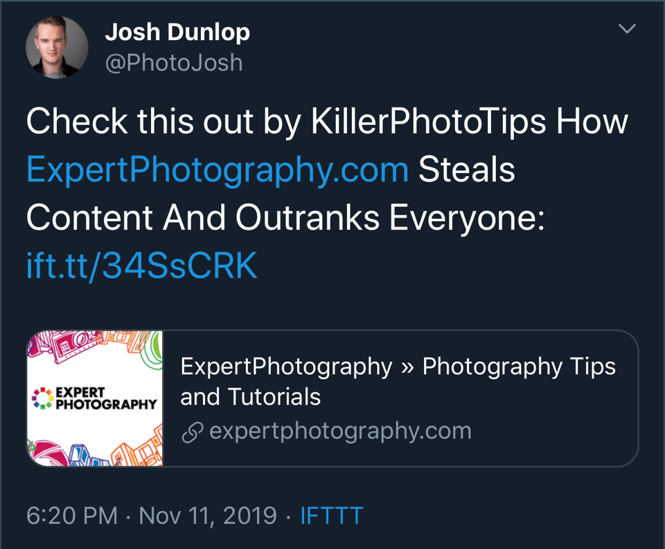 Josh Dunlop Twitter