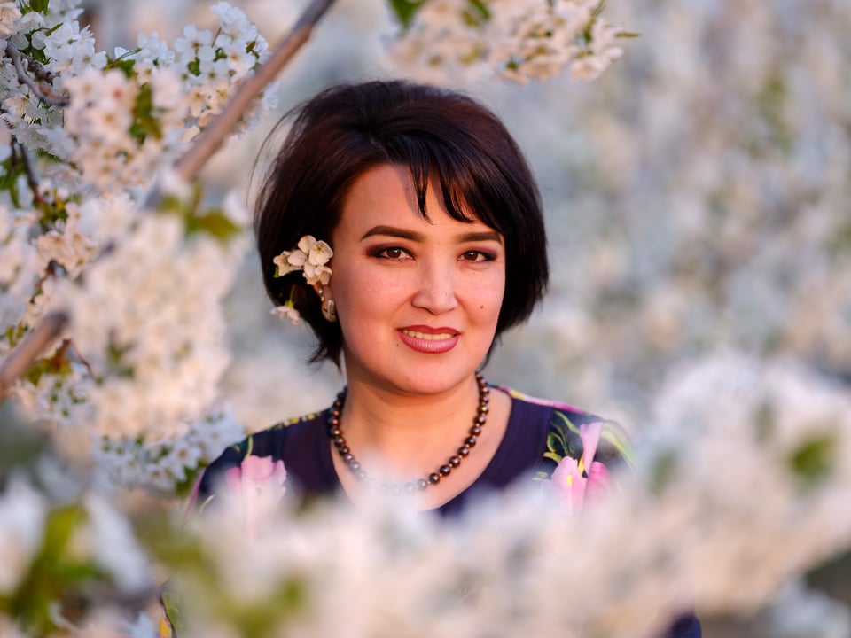 A young Uzbek woman from Namangan, Uzbekistan