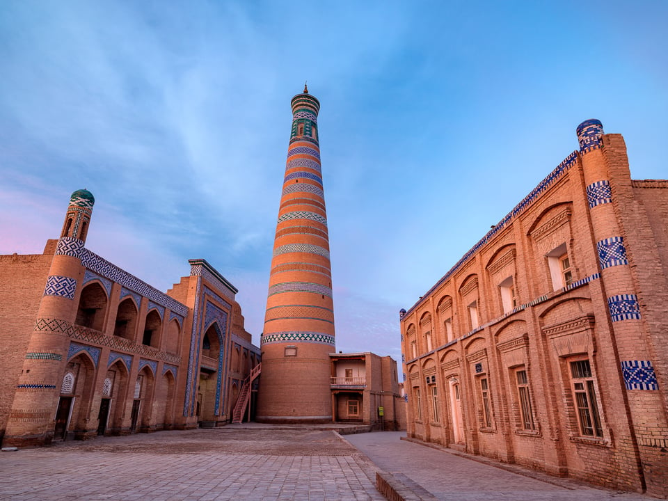 Islam Hoja Minaret at Sunrise