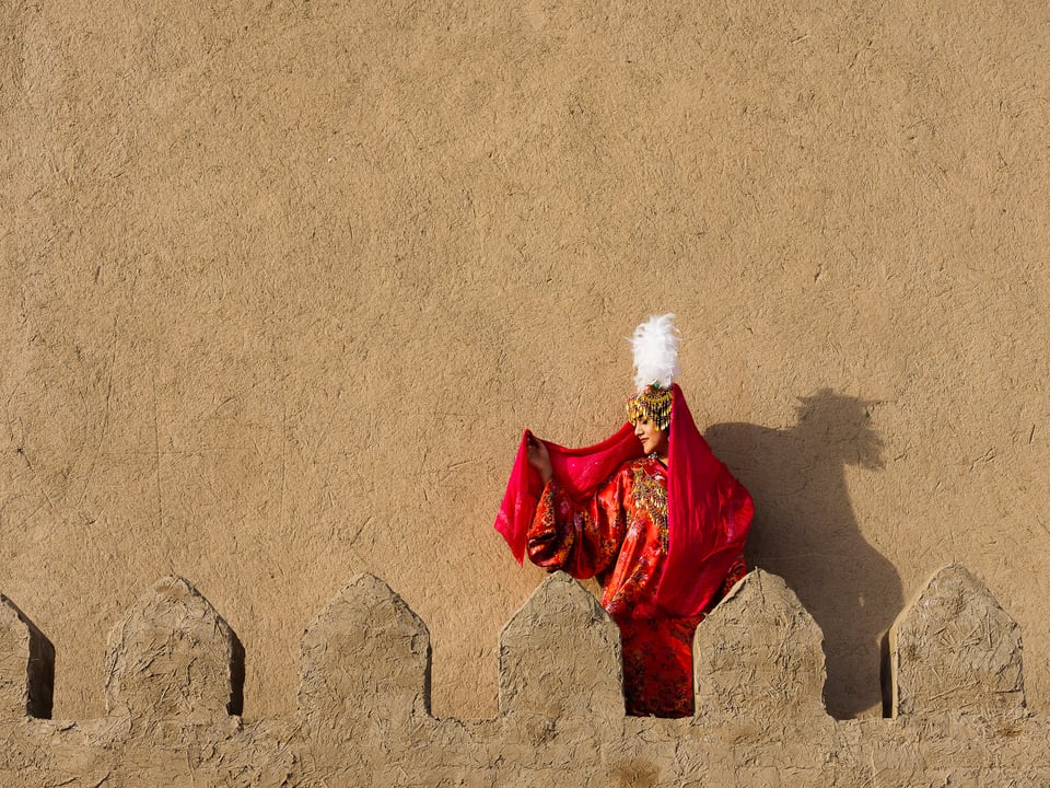Female Uzbek dancer in Khiva