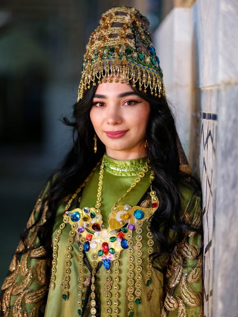 A portrait of an actress from Samarkand