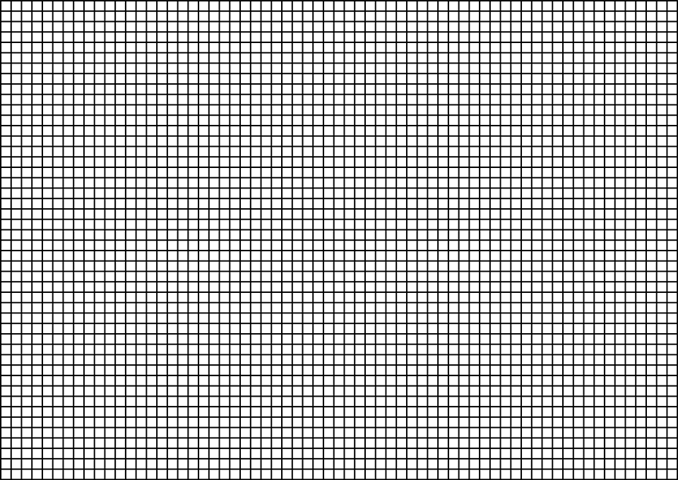 Straight grid, similar to one found on image sensors