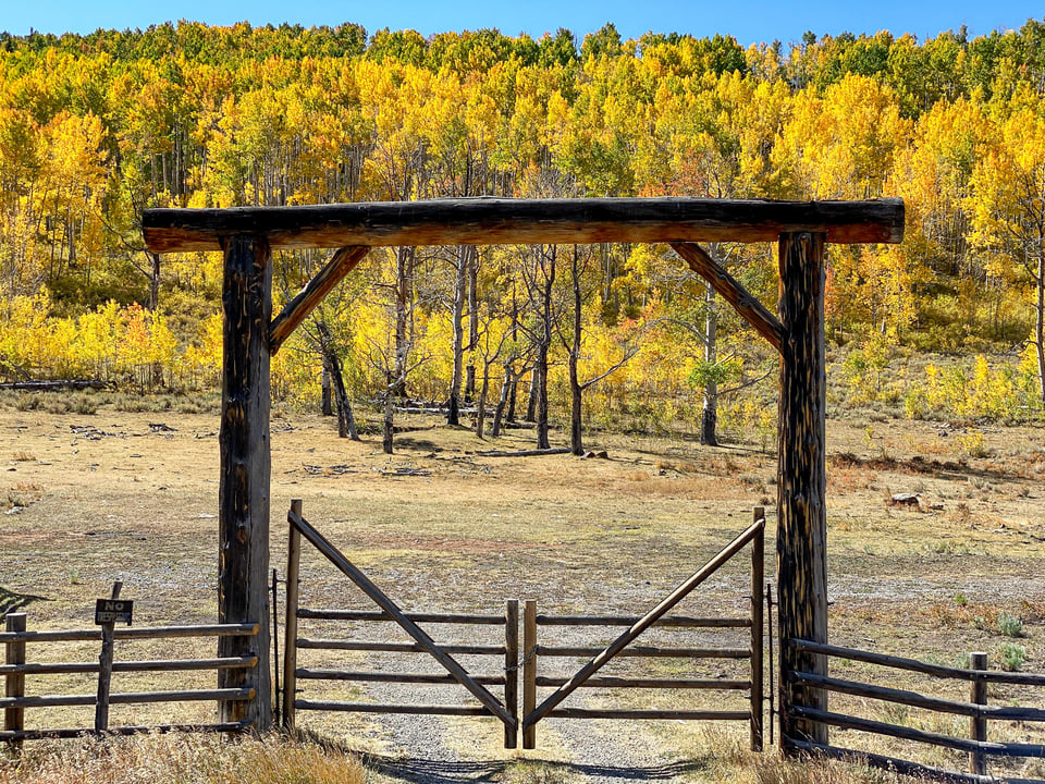 Farm Entrance in the Fall