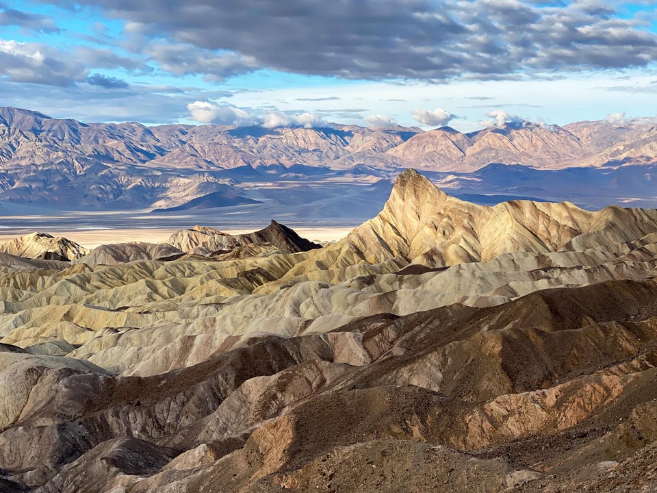 Zabriskie Point in Death Valley