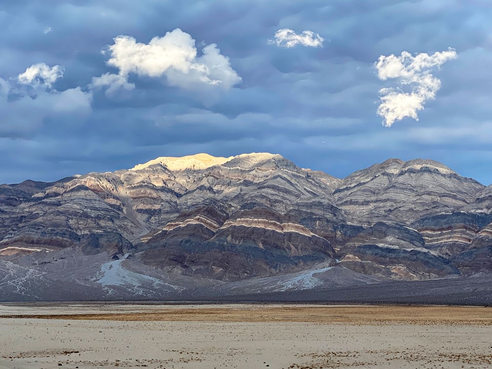 Death Valley Layered Mountains