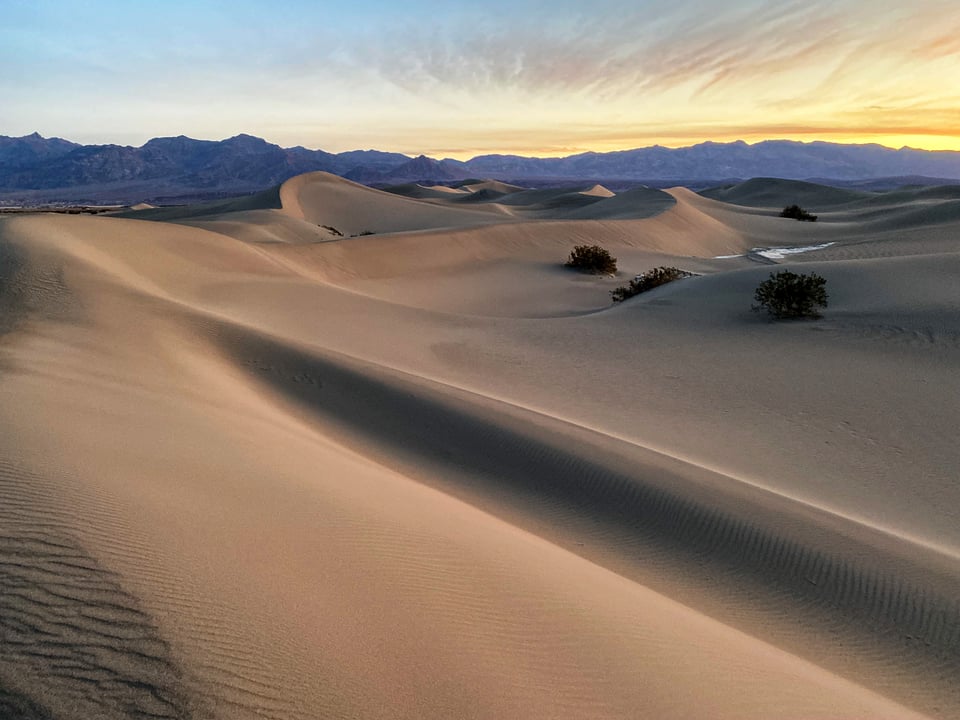 Mesquite Sand Dunes Sunrise
