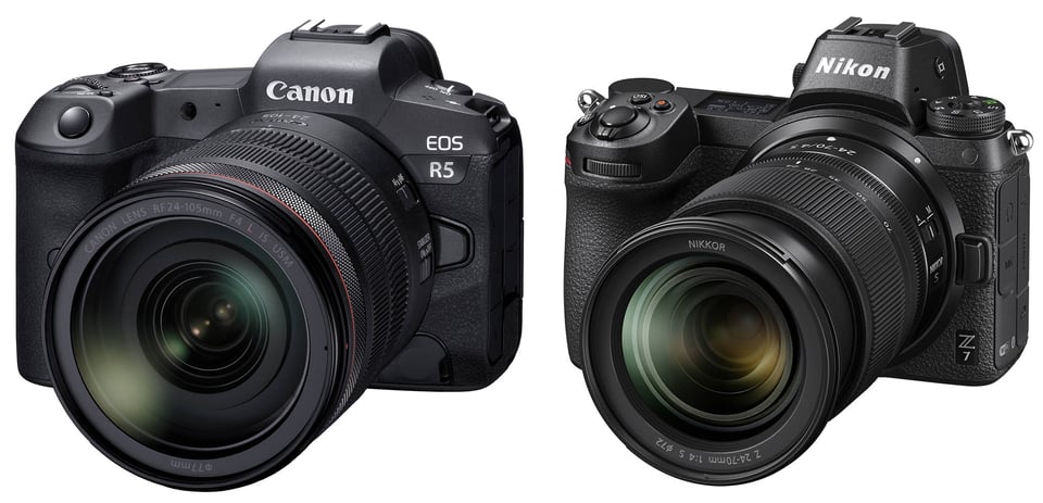 Canon EOS R5 vs Nikon Z7