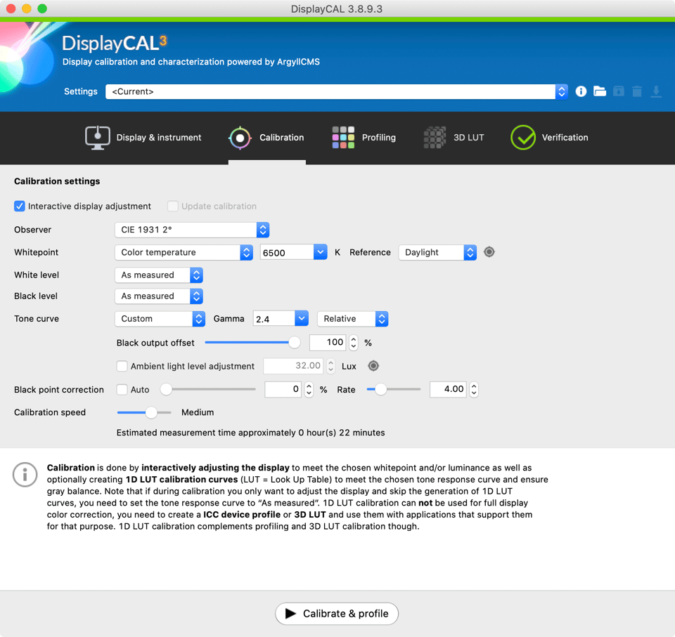 DisplayCAL Dell UP2720Q DCI-P3 Calibration