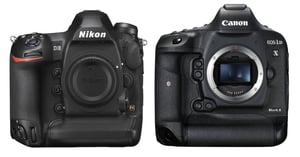 Nikon D6 vs Canon 1D X Mark III