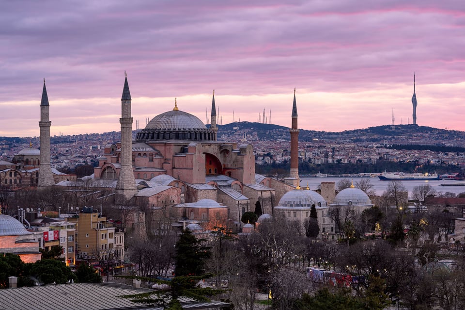 Hagia Sophia at Sunrise, Istanbul