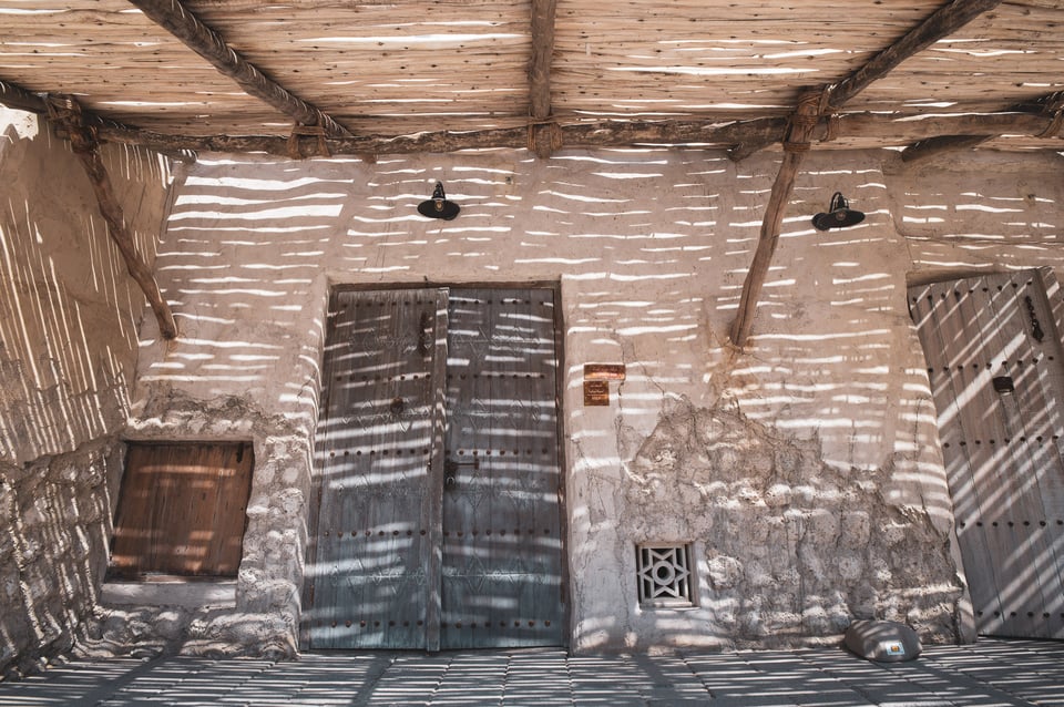 Crazy Shadows at a Market in Dubai