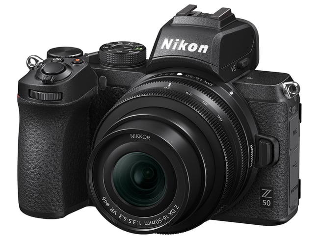 Nikon Z50 Front Side View