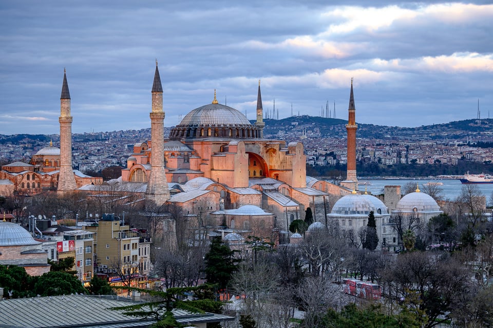 Hagia Sophia at Sunset